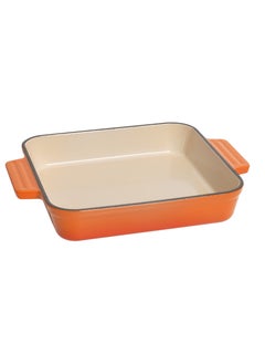 Buy Oven tray made of non-stick nano-ceramic coated cast iron in Saudi Arabia