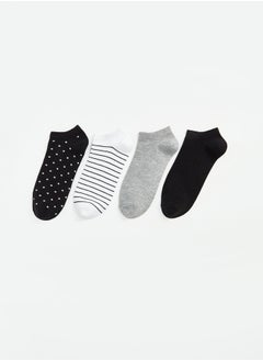 اشتري Patterned Women's Booties Socks 4-Pack في مصر