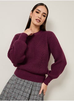 Buy Regular Fit Chunky Knit Sweater in Saudi Arabia