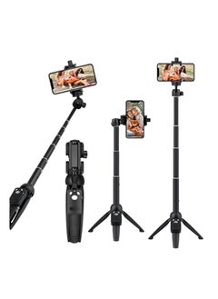 Buy K21 Integrated Tripod BT 4.0 Wireless Selfie Stick for Smart Phone Black in UAE