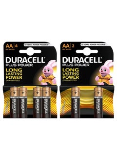 Buy 6AA Duracell Plus Power Battery in Saudi Arabia