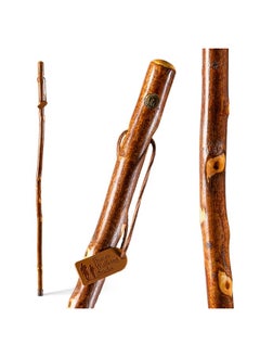 اشتري Rustic Wood Walking Stick, Hawthorn, Traditional Style Handle, for Men & Women, Made in the USA, 55" في الامارات