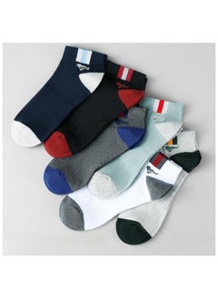 اشتري 6 Pairs Of Boxed Men's Breathable Sports Boat Socks في الامارات