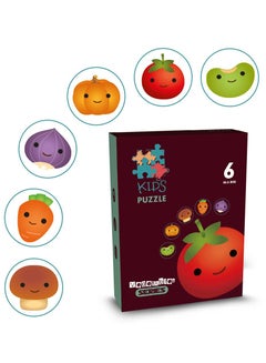 Buy 6-In-1 Matching Puzzle Educational & Fun Game - Vegetables in Saudi Arabia