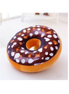 Buy 3D Doughnut Throw Pillow Cosy Seat Back Stuffed Pillow Cushion Round Food Shaped Pillow for Living Room Bedroom Home Decor in UAE