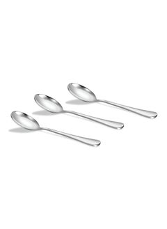 اشتري Tea Spoon Classic Cutlery Set of 3 Pc Food-Grade Stainless Steel - 398TS Tea Spoon في الامارات