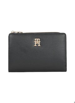 Buy Women's Th Distinct Slim Wallet - Faux Leather, Black in Saudi Arabia