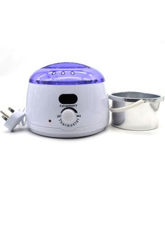 Buy R Beauty Wax heater for hair removal with temperature control screen white in Saudi Arabia