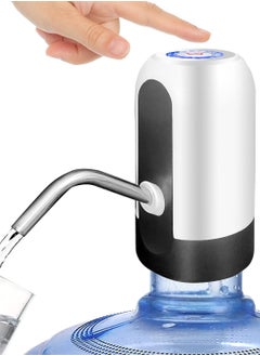 اشتري Automatic Gallon Water Bottle Dispenser, USB Rechargeable 1200mAh Battery, Portable Electric Water Pump For 2L-20L Universal Bottle في الامارات