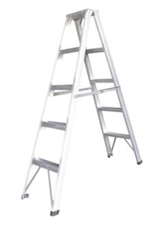 Buy EMC Aluminium Foldable Double Sided Ladder 5 Step in UAE