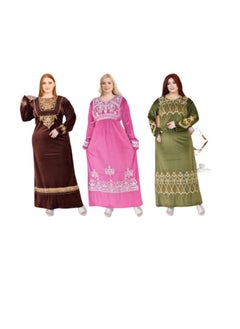 Buy Heidi velvet abaya embroidered for reception different colors in Egypt