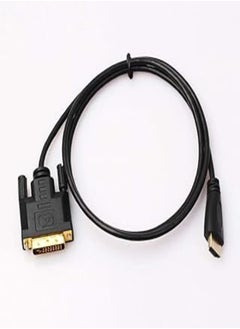 Buy Hdmi male to dvi-d 24 1 pin monitor male display adapter cable gold hd hdtv 1.8m in Egypt