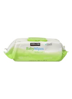 اشتري Baby Wipes Unscented Ultra Soft By Kirkland With Flip Top Lid, 100 Count (Pack Of 3) في الامارات