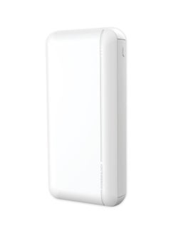 Buy Powerology 20000mAh Quick Charging Power Bank - White in UAE