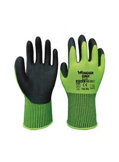 اشتري Universal Nitrile Rubber Gardening Gloves Household Cleaning Gloves Light-duty Safety Work Gloves Breathable for Men Women with Elastic Wrist, XL Size في الامارات
