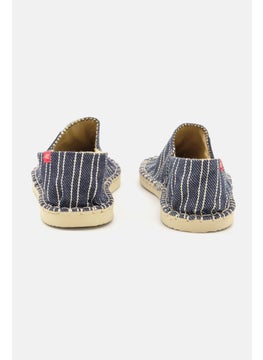 Buy Kids Boy Slip On Stripe Flats, Navy/White in UAE