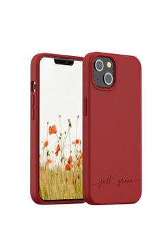 اشتري Just Green iPhone 13 case Natural Red - Eco-designed في الامارات