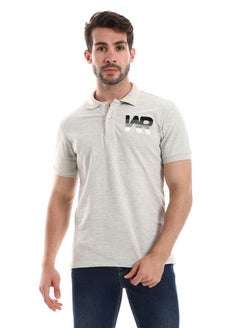 Buy White Rabbit Light Gray Polo T-Shirt in Egypt