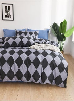 Buy Diamond Design Various Sizes Without Filler Bedding Set in UAE