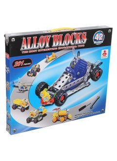 Buy Alloy Blocks with 42 Models 261 Pieces - 592-25 in Egypt