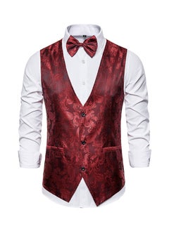 Buy New Men's Jacquard Vest For Men in UAE