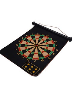Buy 1 Set Outdoor Fun Flocking Indoor Sport Magnetic Dart Board Doublesided Flocking Darts Board Plate Kids Safety Sports Game Toys Gift in Saudi Arabia