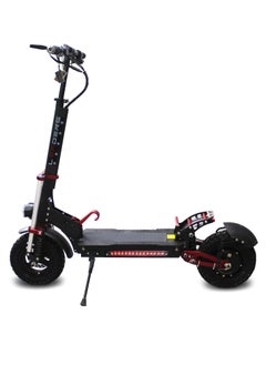 Buy Leaders Electric Scooter 1000W With Or Without Seat 48v 21AG, 50KM/H, 11" Offroad Tires, Headlight, Backlight, LED Display, Nfc Card, Black in UAE