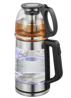 اشتري Electric Kettle 2L with 0.8L Steam Tea Pot, 2 in 1 Electric Kettle 1800W + 500 W Multifunctional JMK9510 في مصر