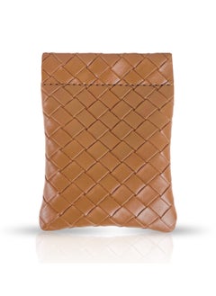 Buy Leather Coin Holder Pouch (Caramel) in UAE