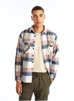 اشتري Regular Fit Long Sleeve Plaid Gabardine Men's Shirt في مصر