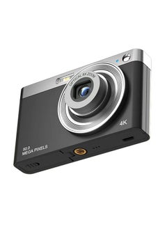 اشتري Compact 4K Digital Camera Video Camcorder 50MP 2.88Inch IPS Screen Auto Focus 16X Zoom Anti-shake Face Detact Smile Capture Built-in Flash with 32G Memory Card في السعودية