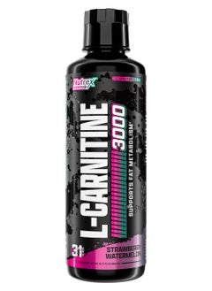 Buy L-CARNITINE 3000 LIQUID STRAWBERRY WATERMELON 465ML 31 SERVINGS in UAE