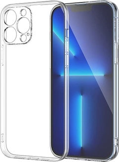 اشتري Apple iPhone 13 Pro Clear Case Soft Slim Transparent TPU Protective Cover Clear في الامارات