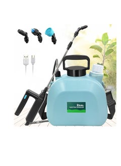 اشتري Battery Powered Sprayer 2 Gallon, Upgrade Powerful Electric Sprayer with 3 Mist Nozzles, Retractable Wand, Rechargeable Handle, Garden Sprayer with Adjustable Shoulder Strap for Lawn & Garden في الامارات