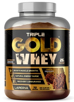 Buy Triple Gold Whey Boost Muscle Growth Recovery  Crunch Chocolate 5 LB in UAE