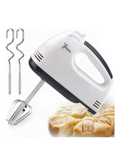 Buy Electric Cake Hand Mixer, Whisk Food Mixer Function on Self-Control and Turbo Boost, Pack with 4 Stainless Steel Accessory Food Beaters for Cake Bread (UK Plug) in UAE