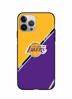 اشتري Protective Case Cover For Apple iPhone 12 Pro Max Los Angeles Lakers Design Multicolour في الامارات