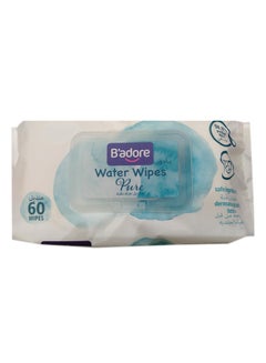 Buy Pure Water Baby 60 Wipes in UAE