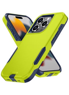 Buy iPhone 15 Pro Max Case [Shockproof] [Dropproof],Pocket-Friendly, with Port Protection,Heavy Duty Protection Phone Case Cover for Apple iPhone 15 Pro Max 6.7 inch (Green) in Saudi Arabia