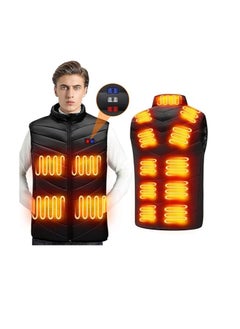 Buy 15-zone heated thermal vest, lightweight soft polar liner thermal vest, smart electric light thermal jacket in Saudi Arabia