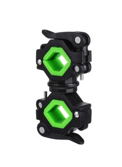 اشتري SYOSI Bike Flashlight Mount 360 Degree Bicycle Flashlight Holder Bike Lamp Mount, Universal Clip Torch Bicycle Mount for Road Bike Mountain Bike Cycling في السعودية