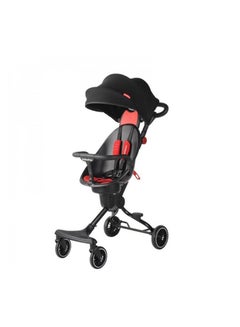 Buy BaoBao Baby Stroller with 360 Degree Rotation, Travel-Friendly with Reversible Seat and Non-Slip Comfortable Design - Great for On-the-Go Parents - Holds up to 15 kg - from BabyDream - Red in Saudi Arabia