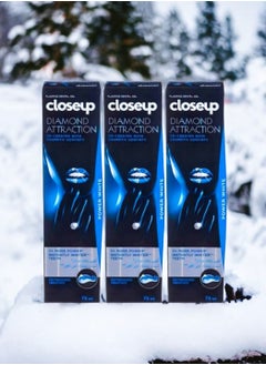 Buy Closeup Toothpaste Complete Protection Whitening and Deep Cleaning 75ml 2+1 in Saudi Arabia