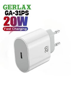 Buy 20W Fast Charger Head With Type-C Port Model (GA-31PS)Compatible With IPhone in Egypt