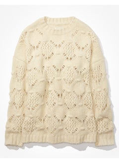 اشتري AE Oversized Pointelle Sweater في الامارات