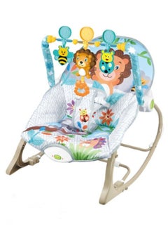 Buy Baby Rocking Chair With Vibration And Music Multipurpose Infant-To-Toddler Reclining in Saudi Arabia