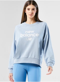 Buy Essential Graphic Fleece Sweatshirt in UAE