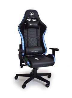 Buy Heavy Duty Steel High-Back Racing Style With Pu Leather Bucket Seat Headrest, Lumbar Support, Steel 13-Star Base ,Compatible With E-Sports Chair RGB LED Light with remote contrl in UAE