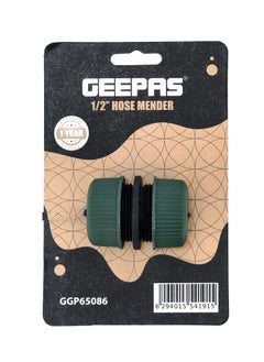 اشتري 1/2" Hose Mender, Hose Repair Connector, GGP65086 | 1/2-inch Garden Hose Pipe Quick Repair Connection | No Tools Needed | Leakproof Design | Rust Proof في الامارات