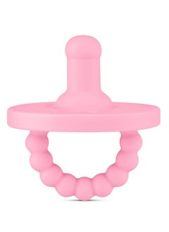 Buy Pacifier Silicone Baby 0-6 Months Stage 2 Sweet Pink in Saudi Arabia